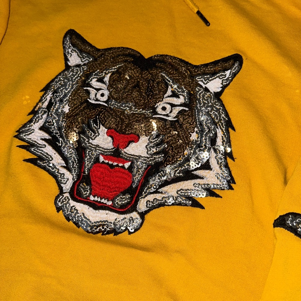 I.N.C Tiger sequin hoodie.